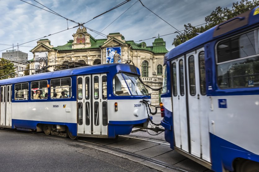 Tramway de Riga.