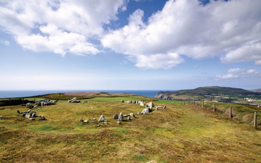 Paysage de l'Île de Man.