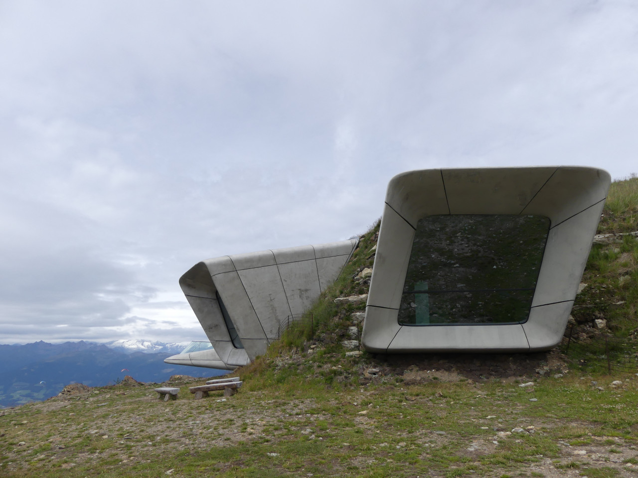 Le Messner Mountain Museum a été conçu par Zaha Hadid.