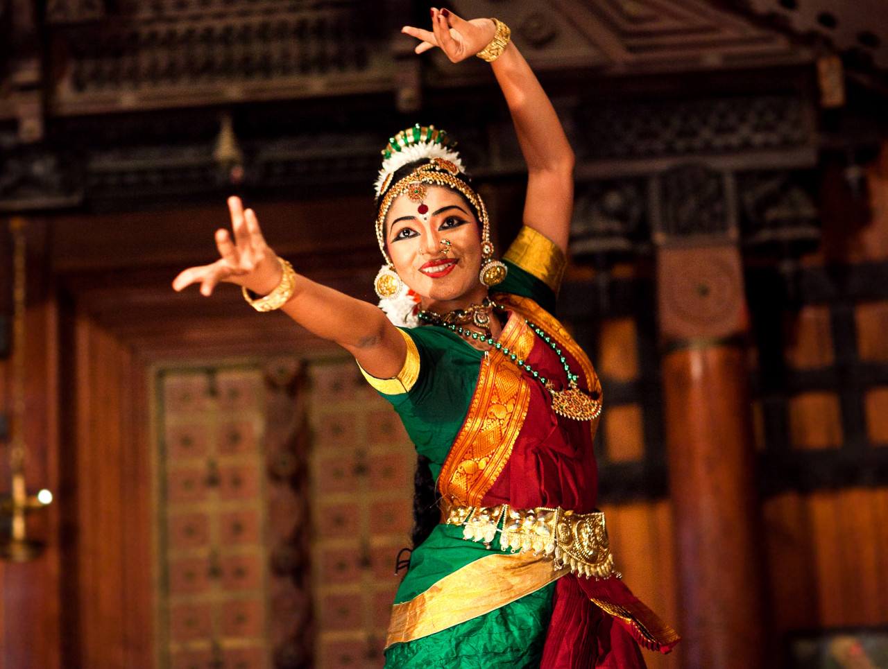 Danseuse de Bharat Natyam.