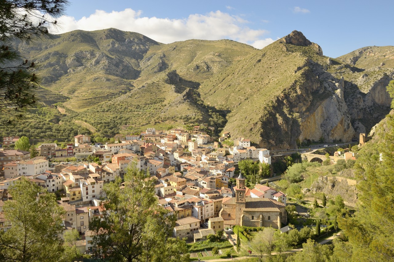 Le village d'Arnedillo.