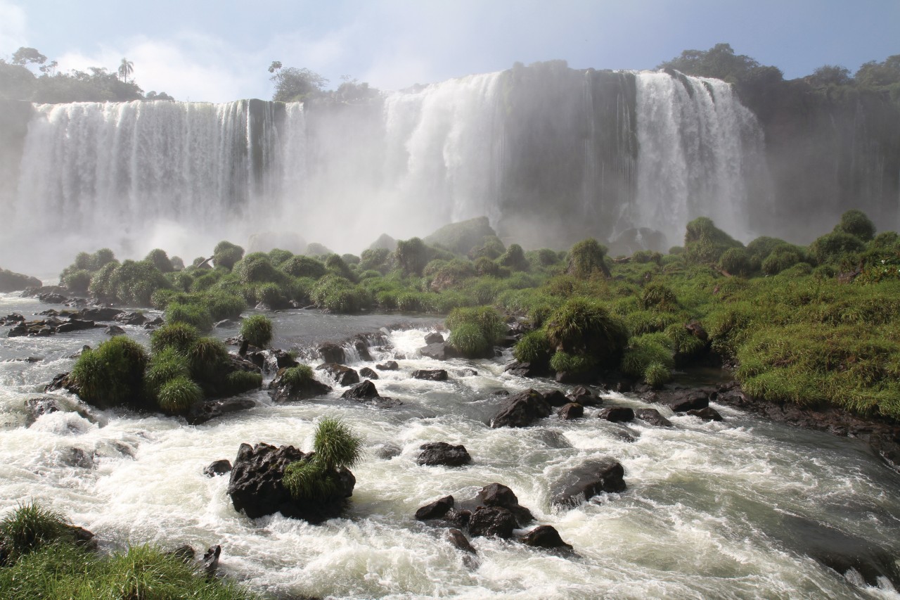 Les chutes du côté brésilien.