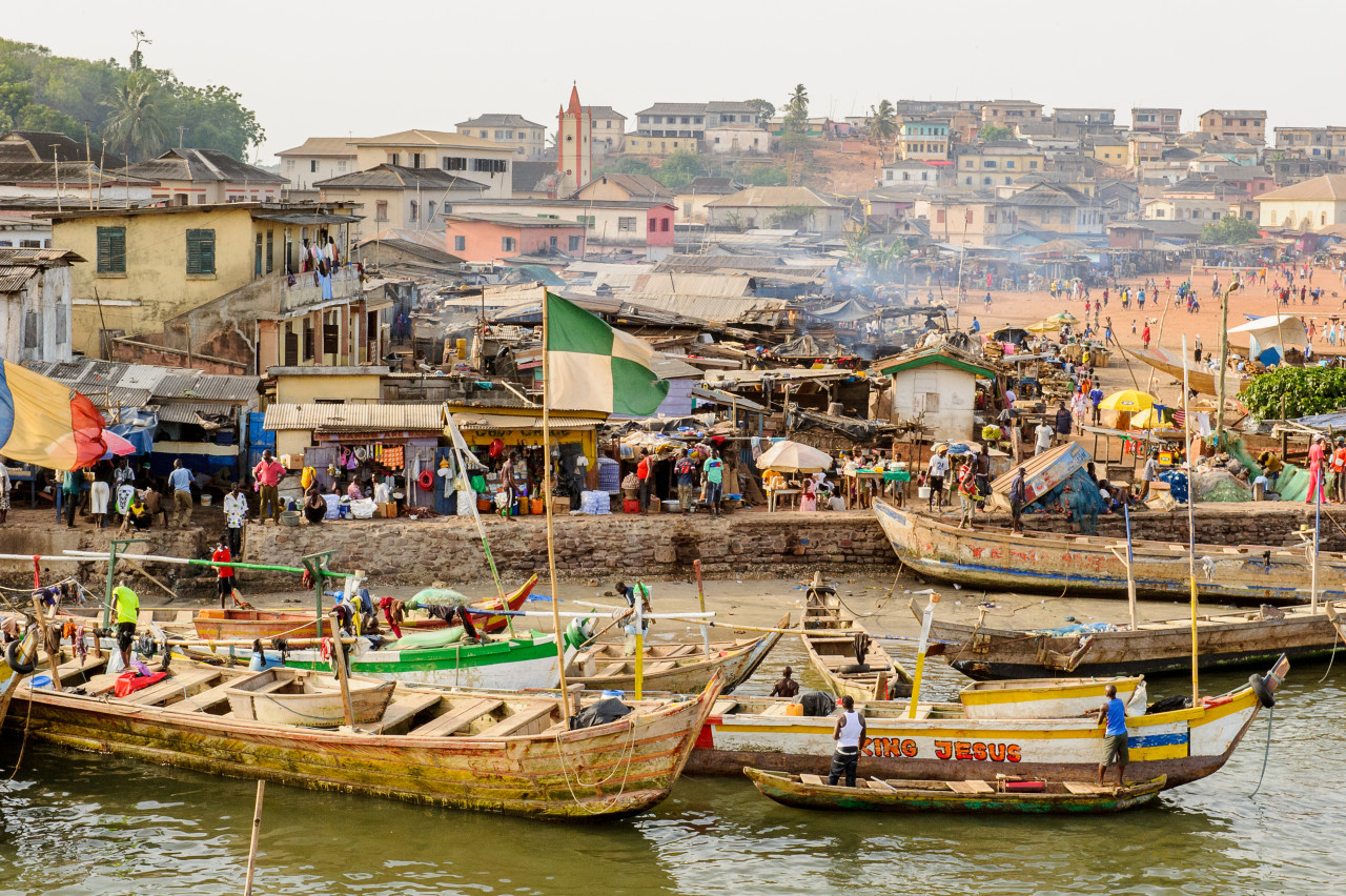 La ville d'Elmina.