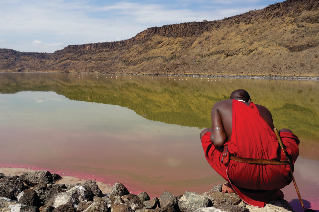 Lac Magadi, sud de la vallée du Rift.