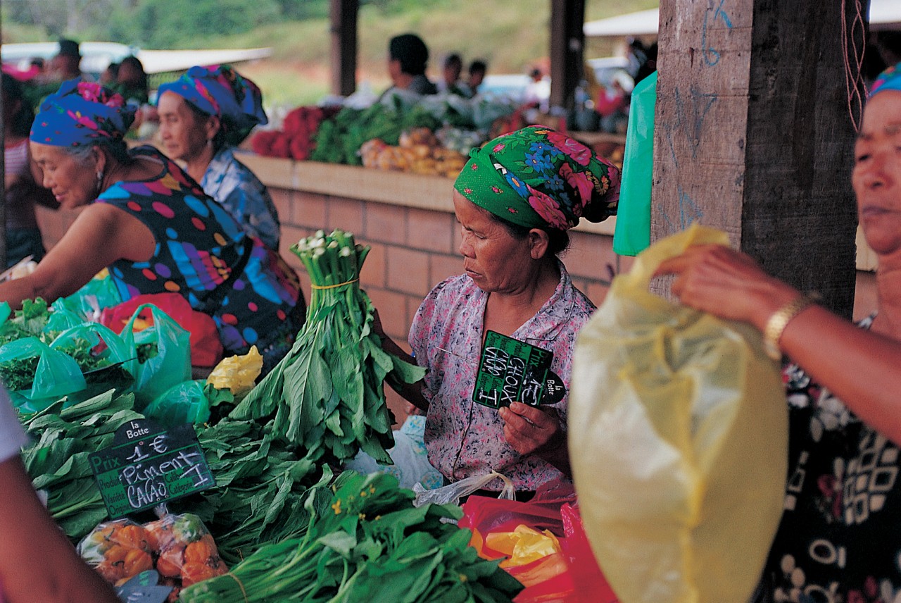 Marché hmong.