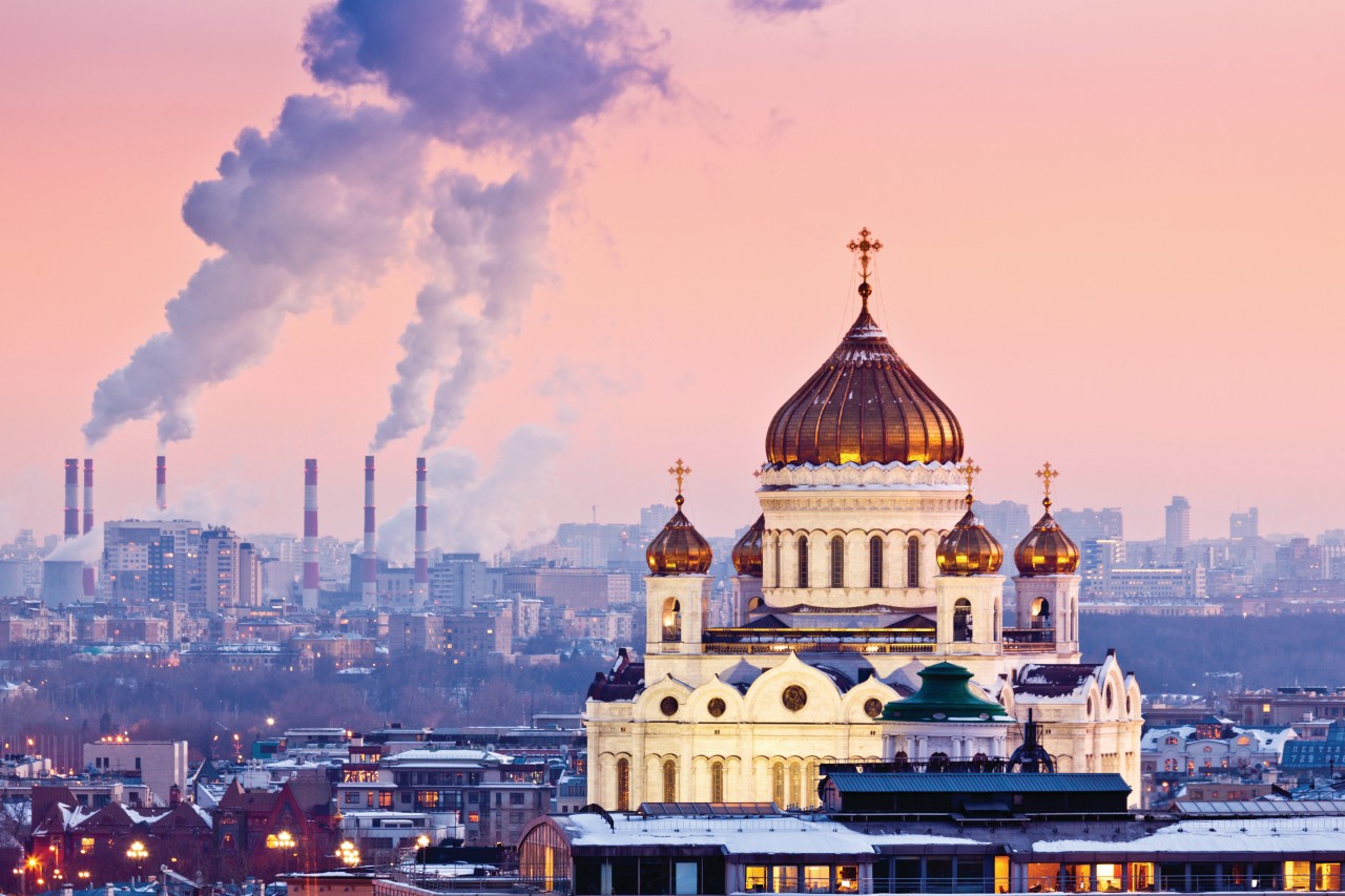 Cathédrale du Christ-Sauveur de Moscou.