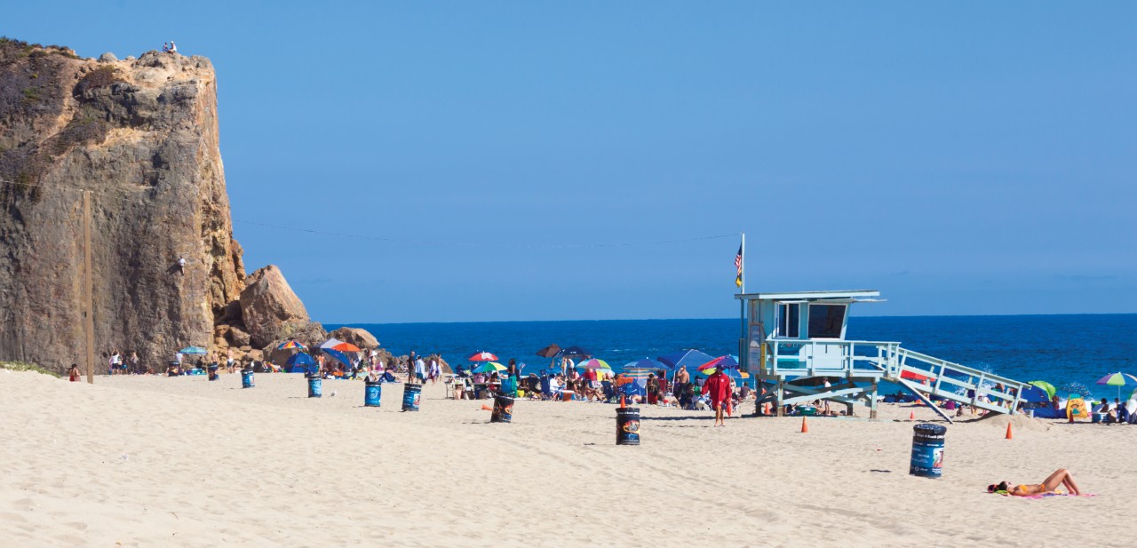 Malibu Beach.