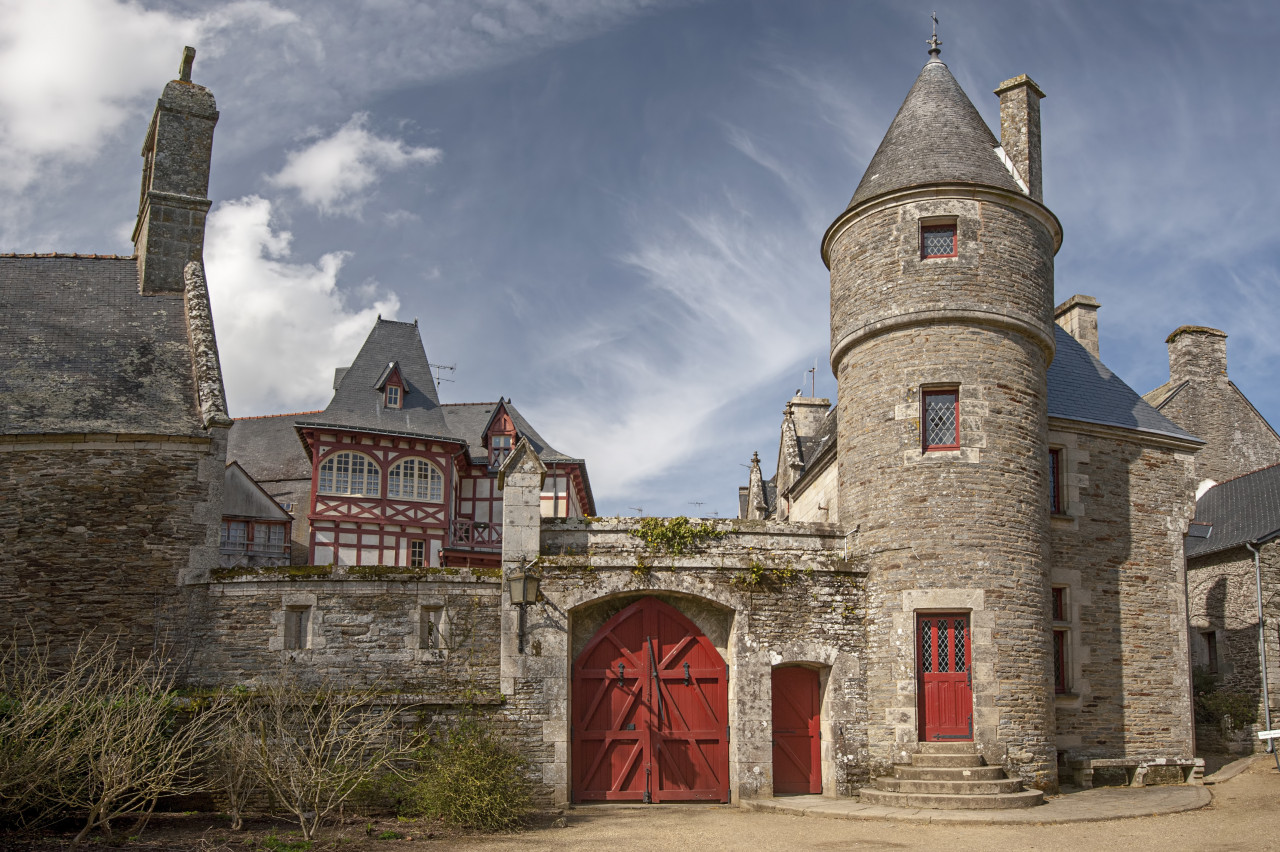 Le château de Josselin.