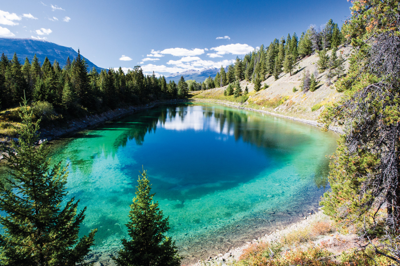 Third Lake, Valley of the Five Lakes, Jasper National Park.