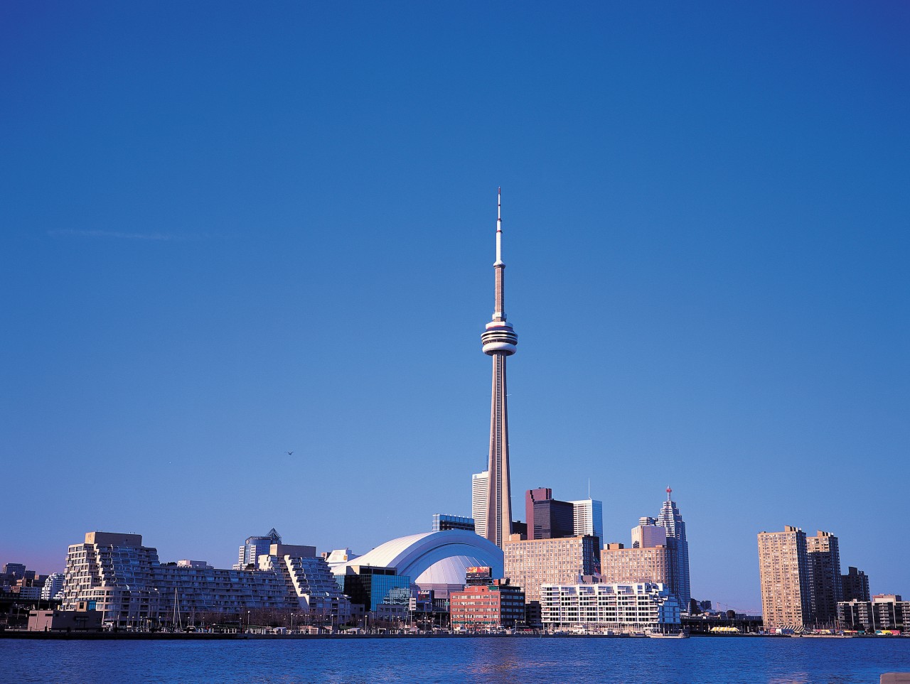 Vue depuis l'aéroport Billy Bishop.