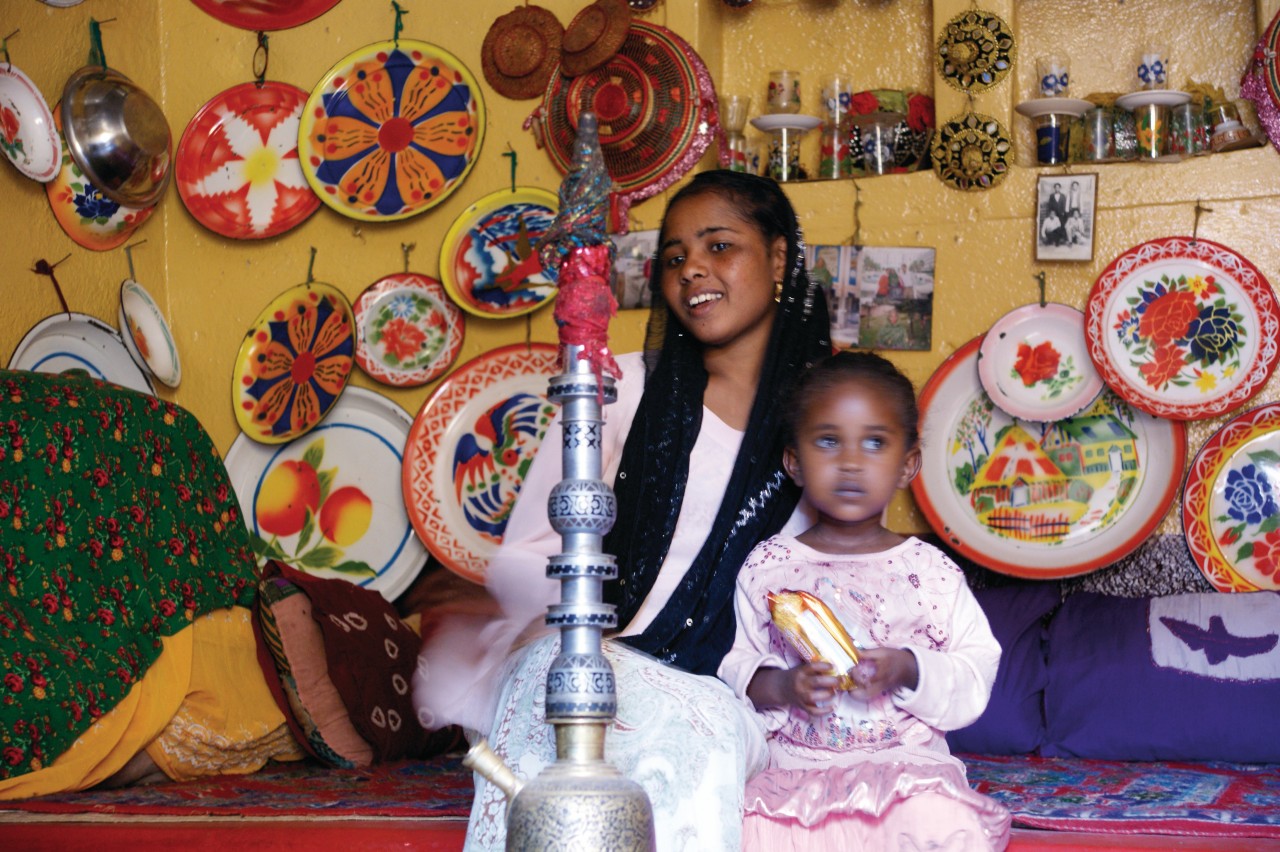 Les anciennes demeures au coeur des ruelles de la vieille ville d'Harar.