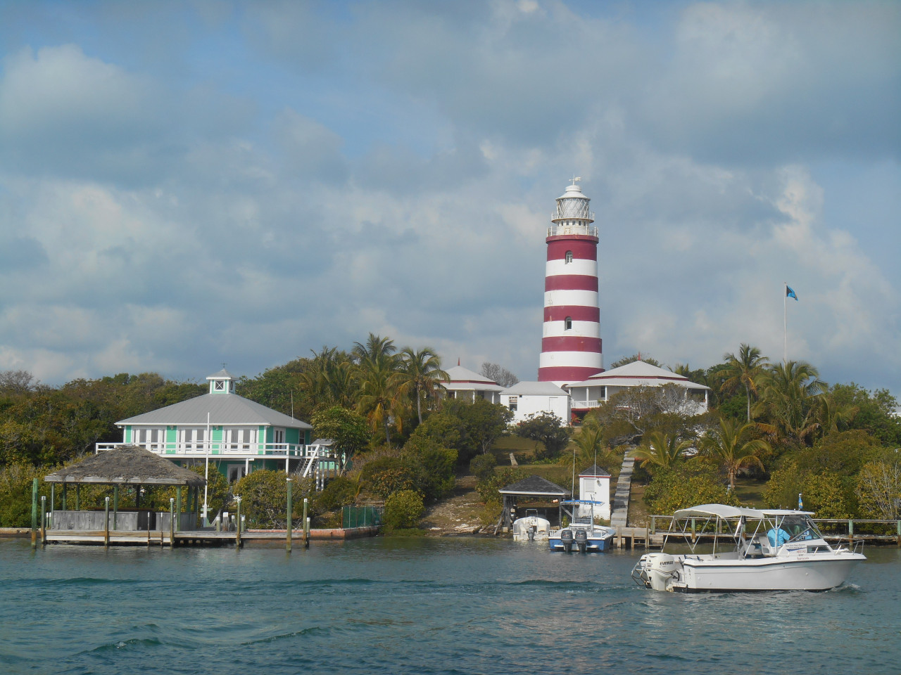 Le phare rayé de Hope Town.