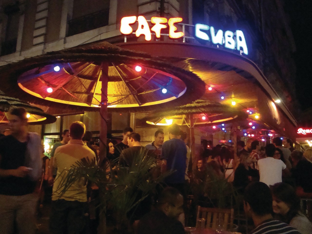 Extérieur du Café Cuba