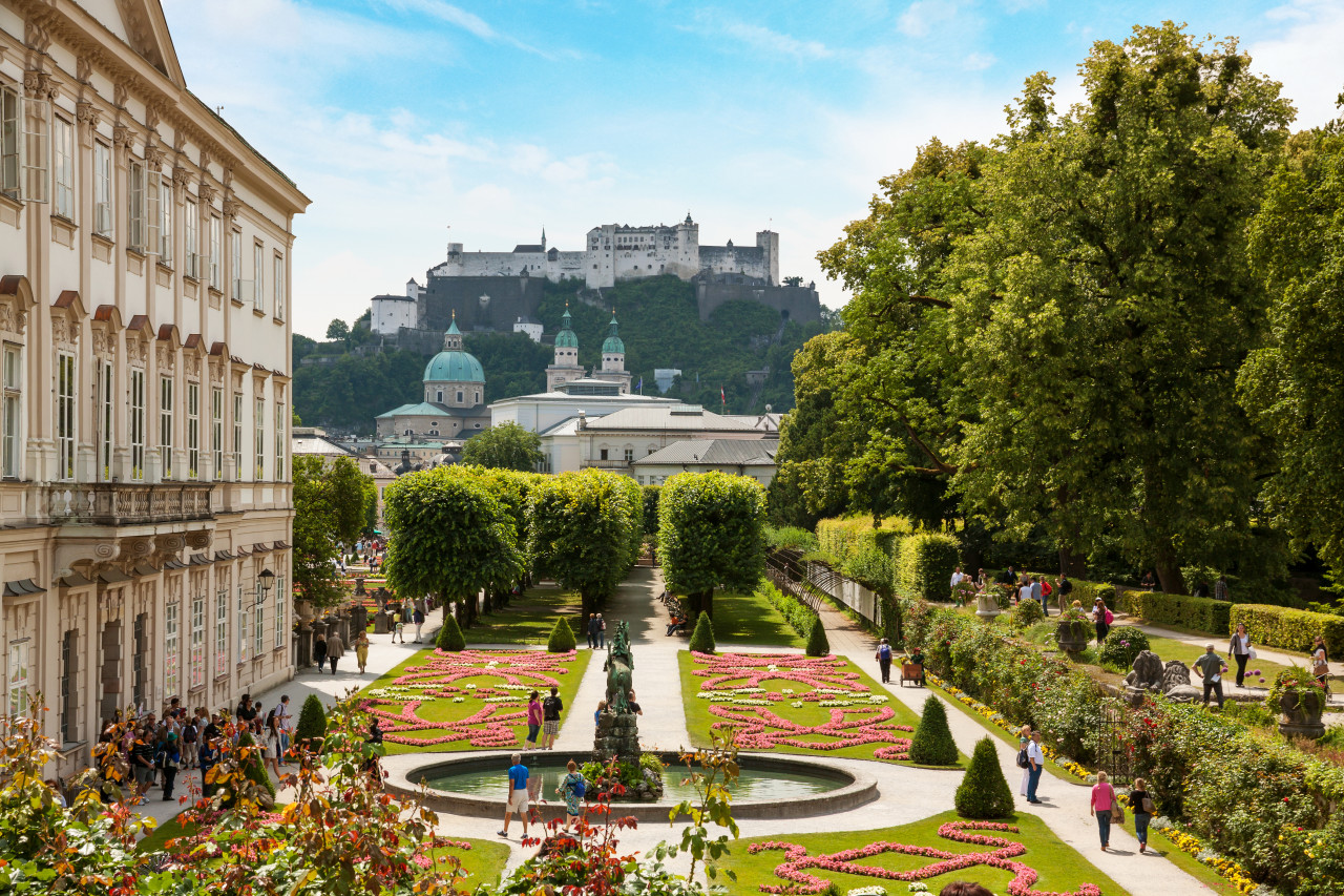 Château Mirabell et ses jardins.