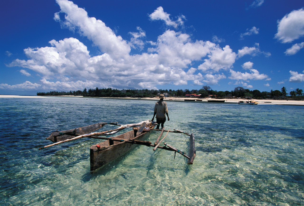 En direction de la plage de Kizimkazi.