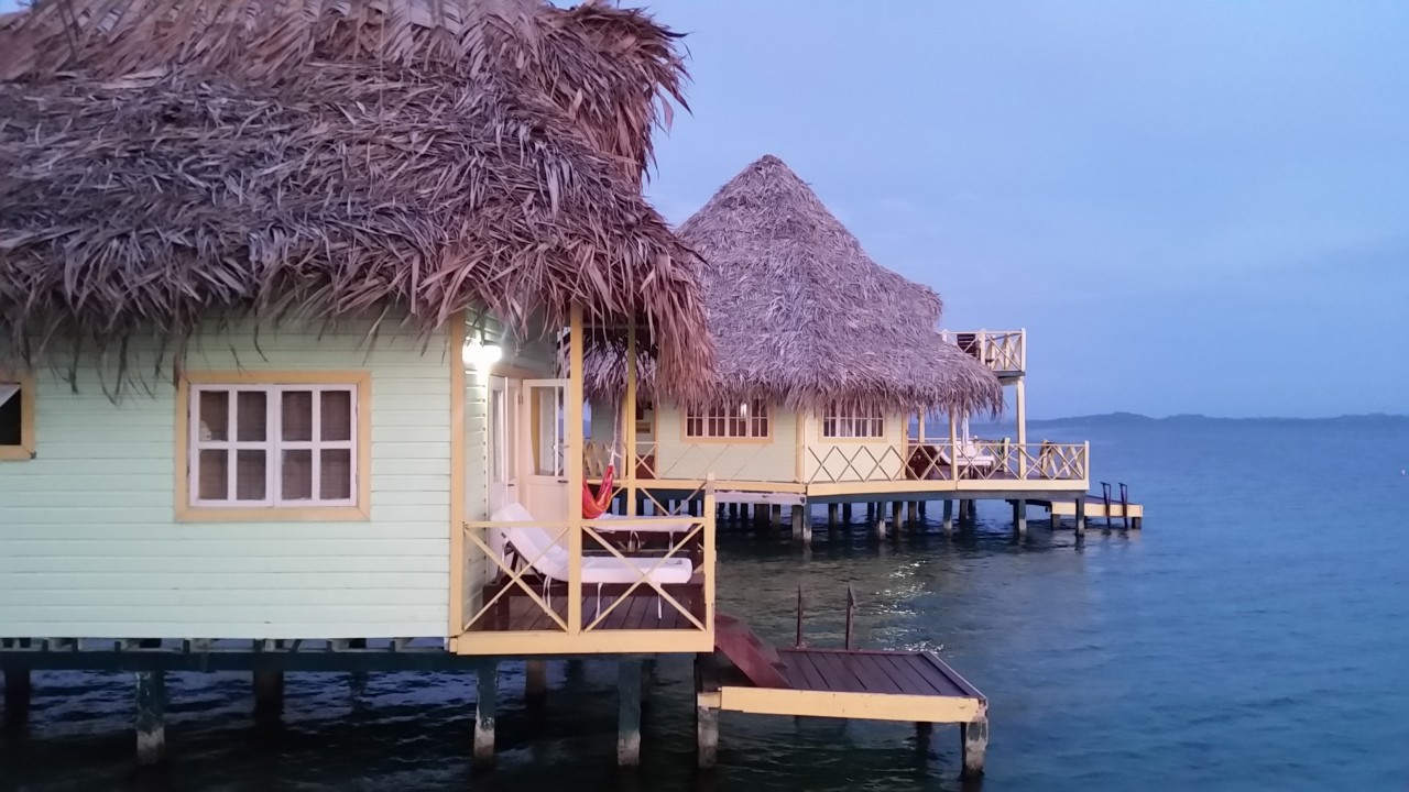 Un acqua lodge de luxe à Bocas del Toro.