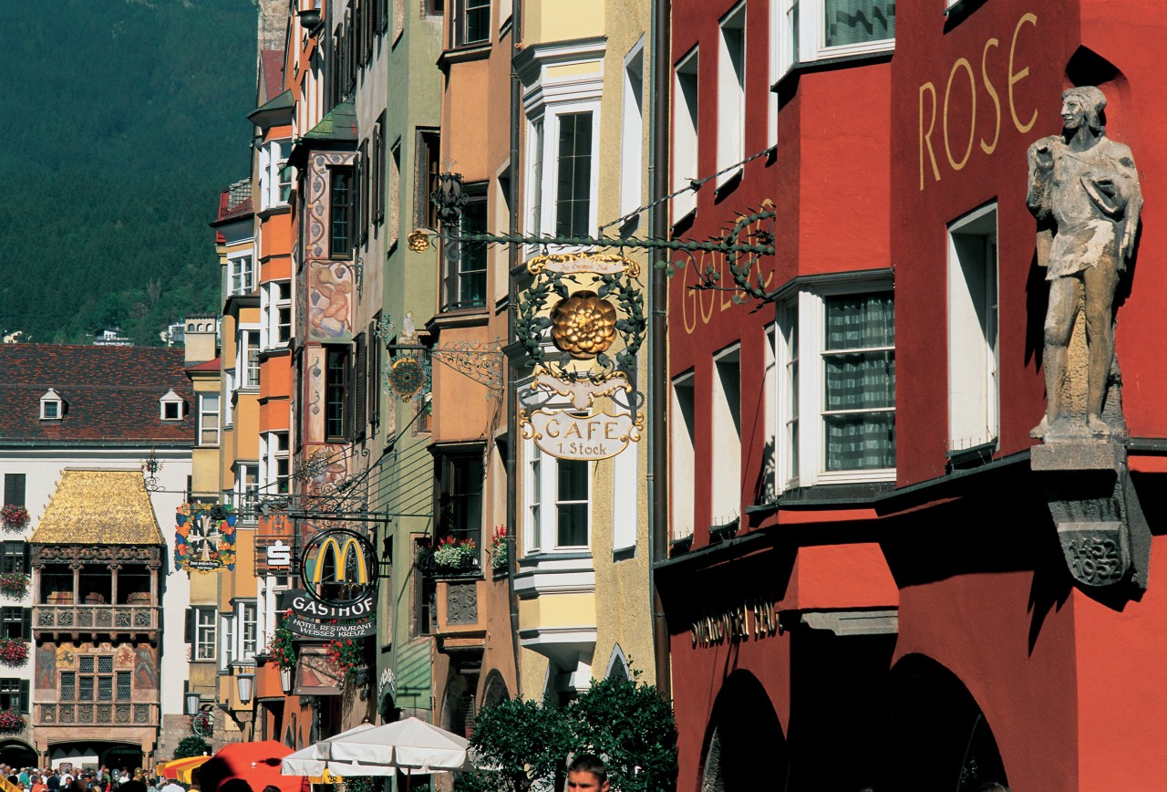 <p>Dans les rues d'Innsbruck.</p>