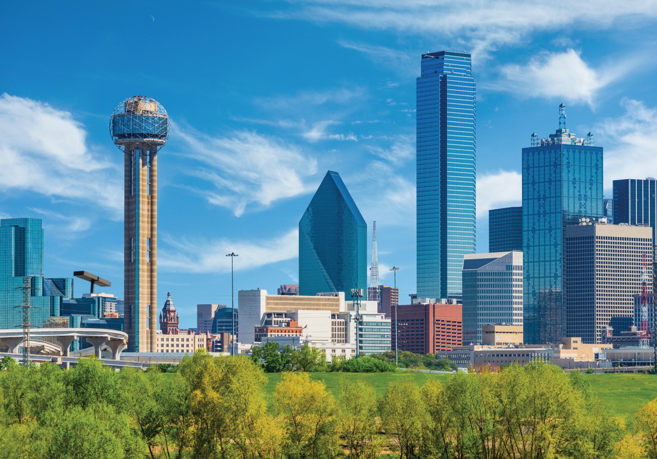 La skyline de Dallas.