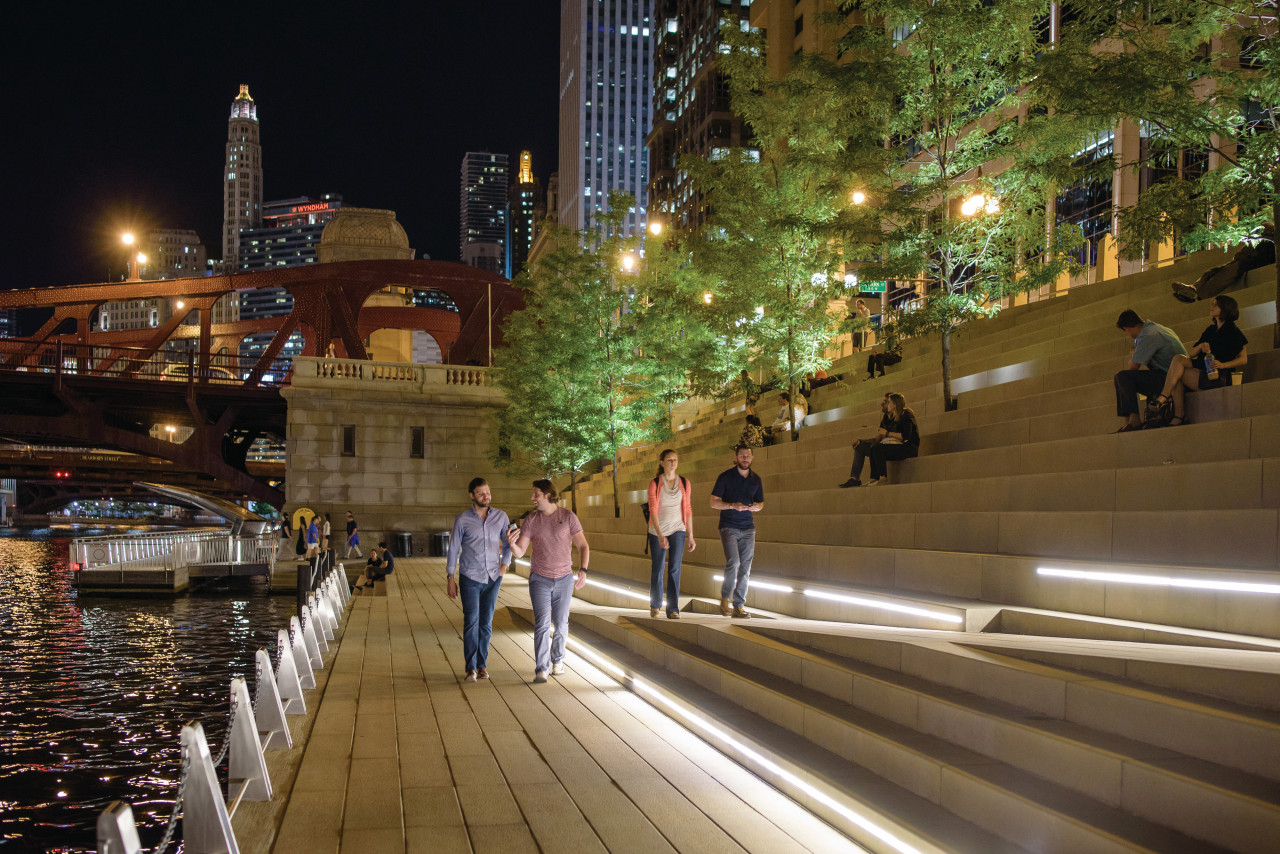 Chicago Riverwalk.