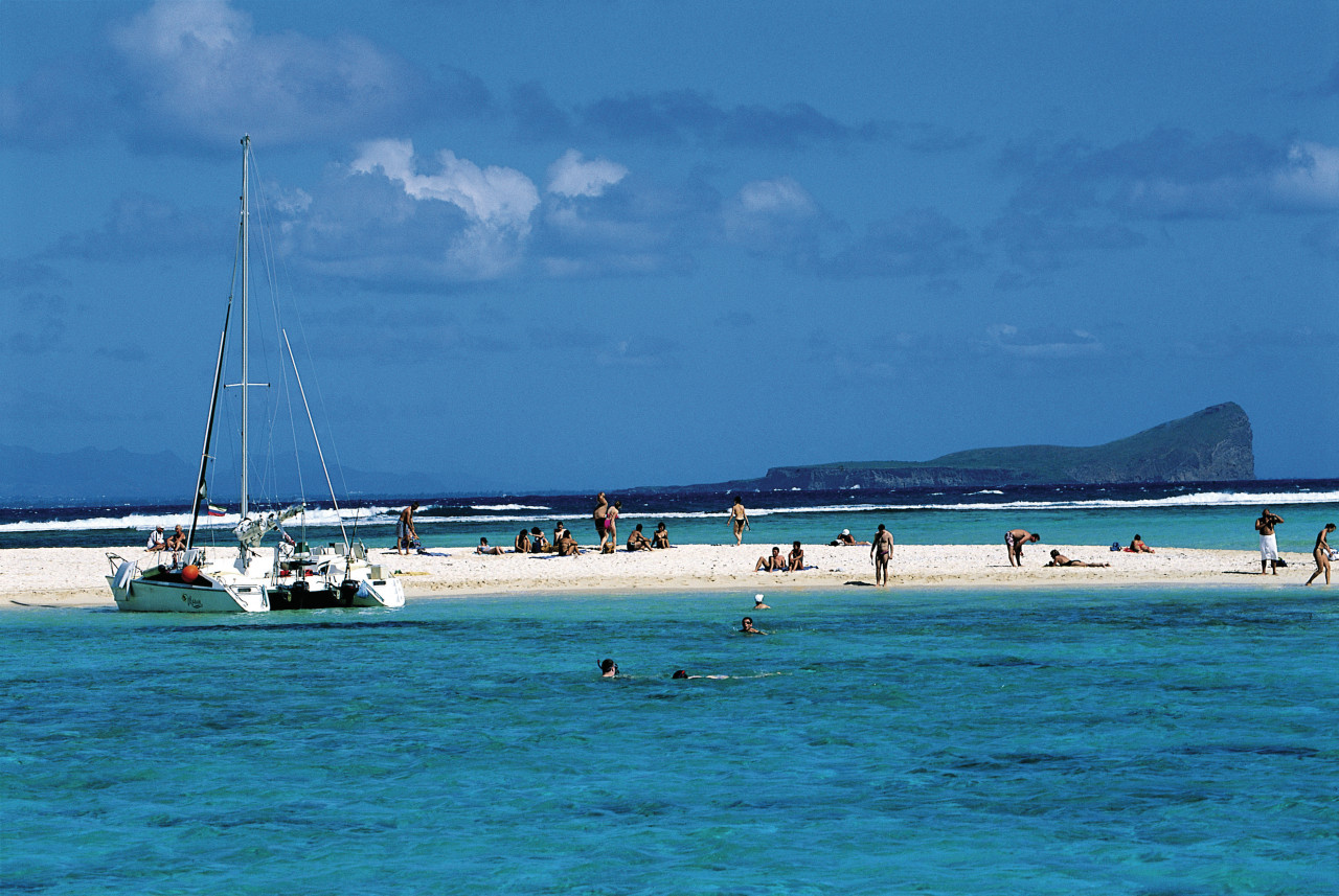 Plage de l'île aux Cerfs.