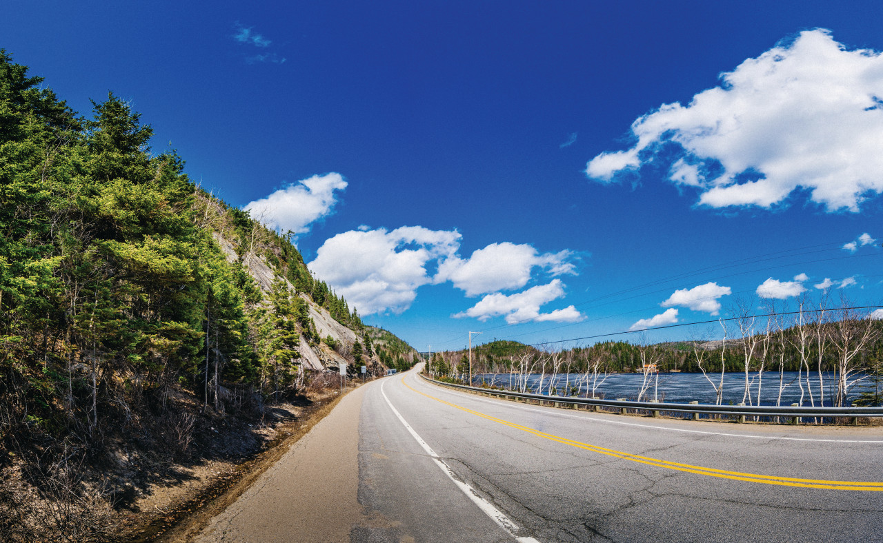 Route à La Malbaie.