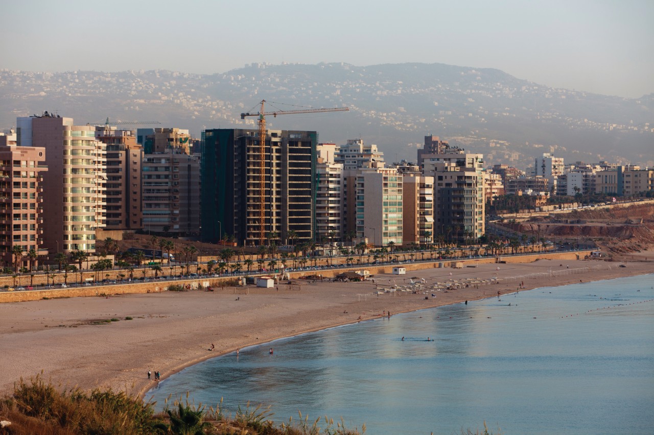 La plage de Beyrouth