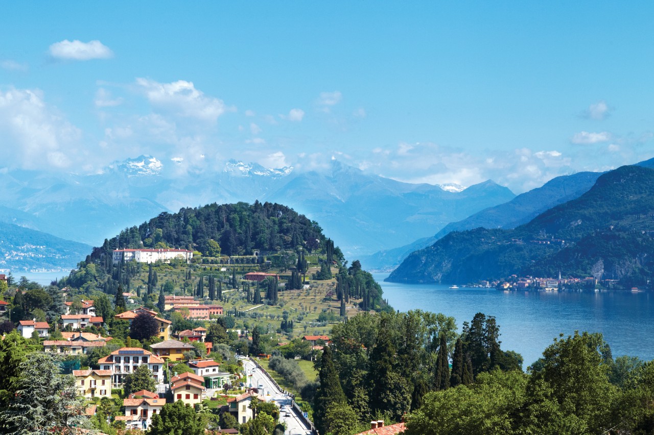 <p>La ville de Bellagio, sur les rives du Lac de Côme.</p>