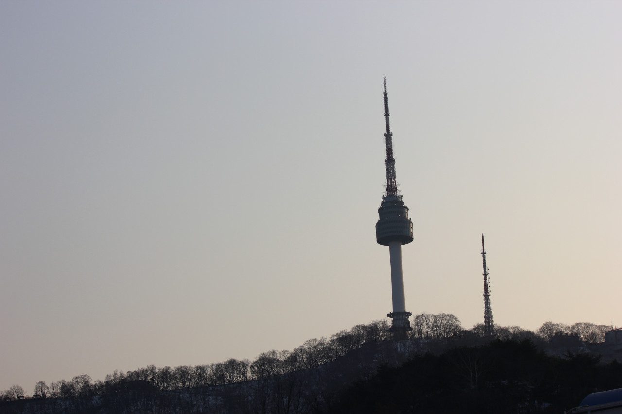 Vue sur la N Séoul Tower.