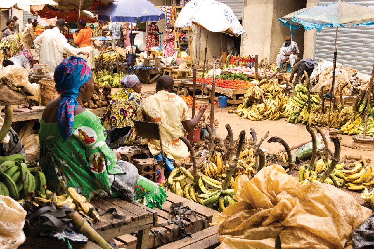 Marché de Yaoundé.