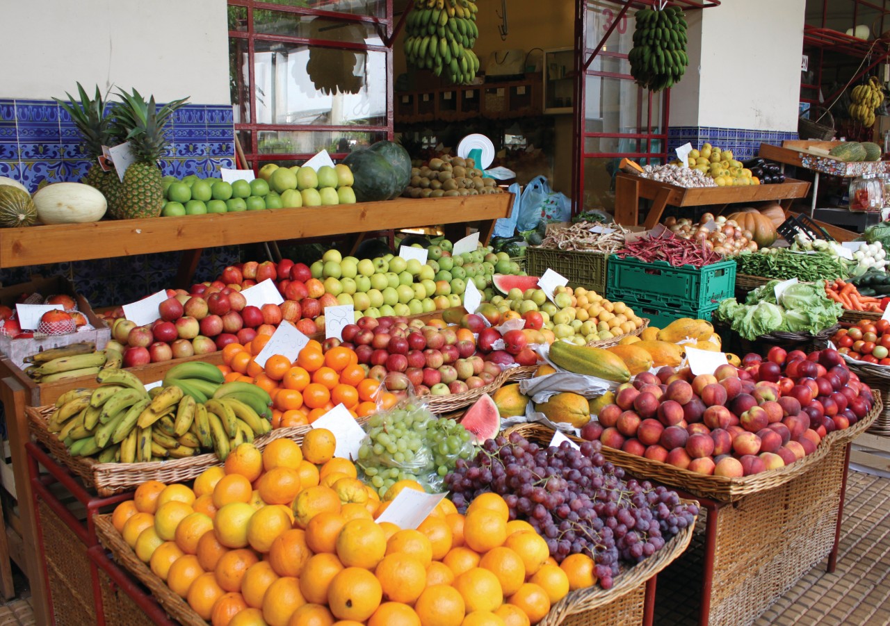 Marché sur l'archipel de Madère.