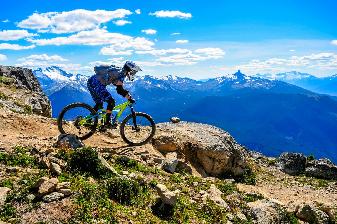 VTT dans les environs de Whistler.