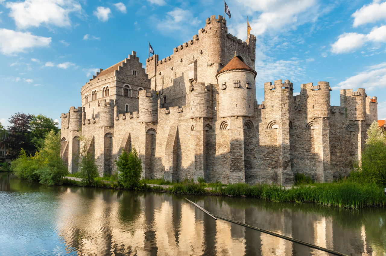 Château des comtes à Gand.