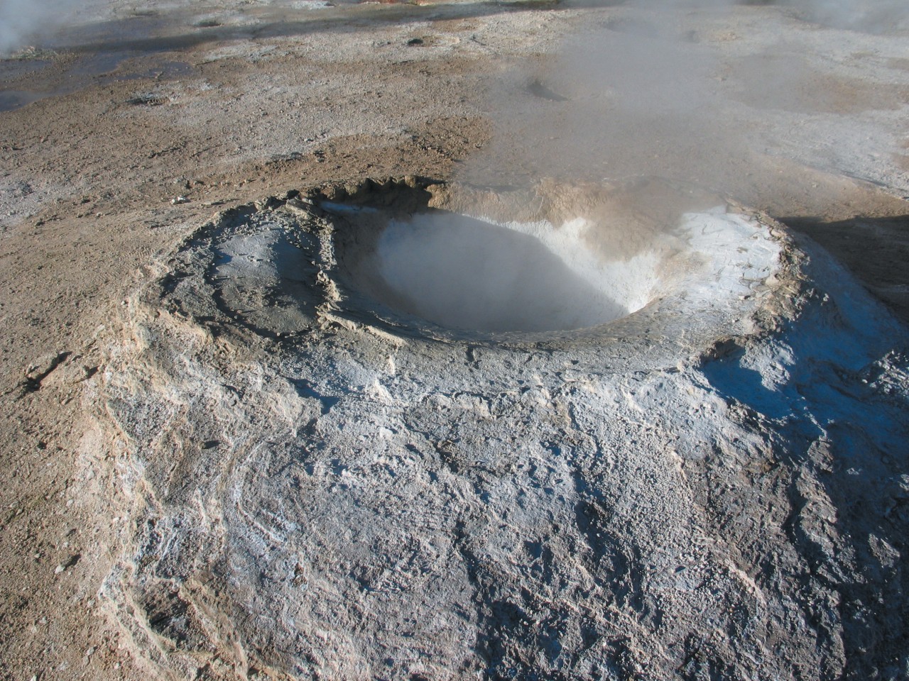 Geysers del Tatio fumant