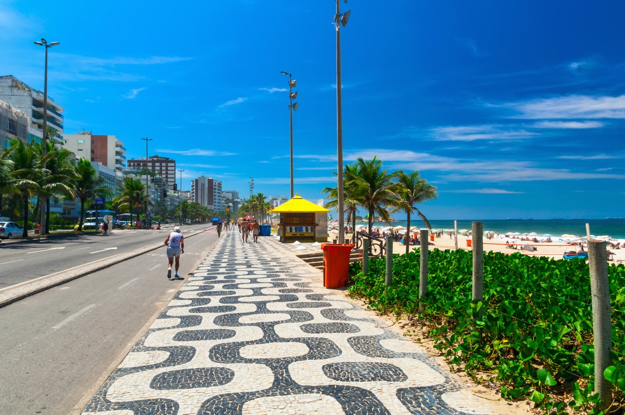 La plage d'Ipanema.