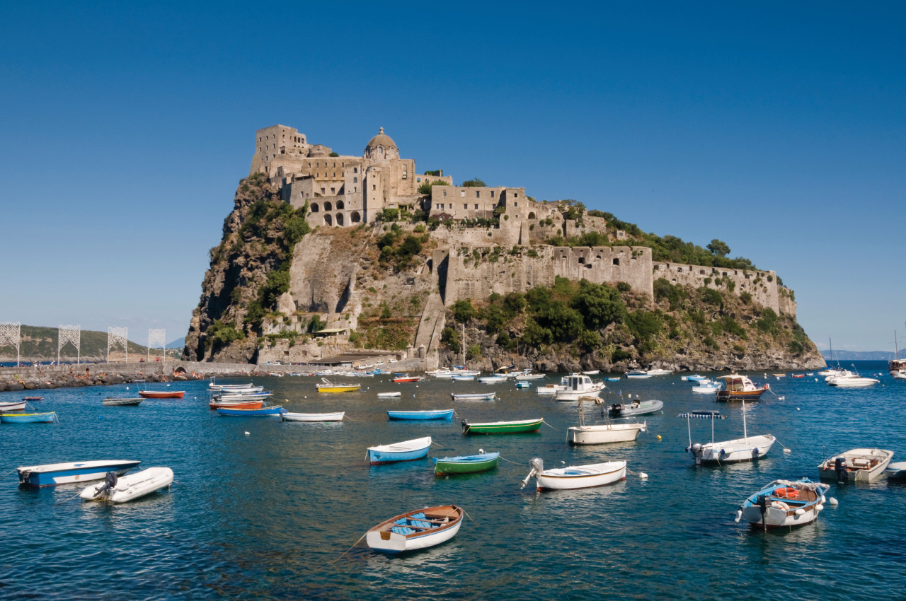 Château aragonais d'Ischia.