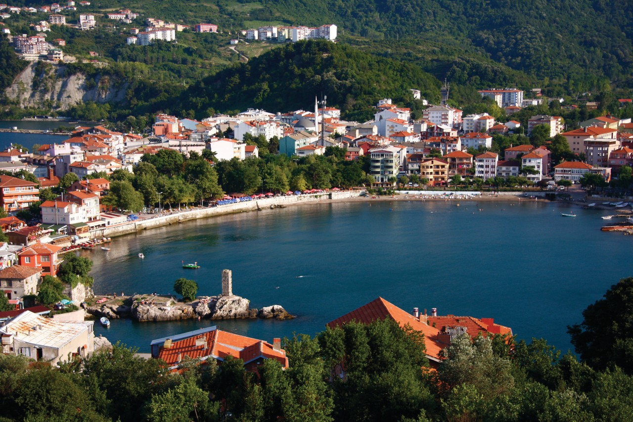 Amasra sur les rives de la mer noire.