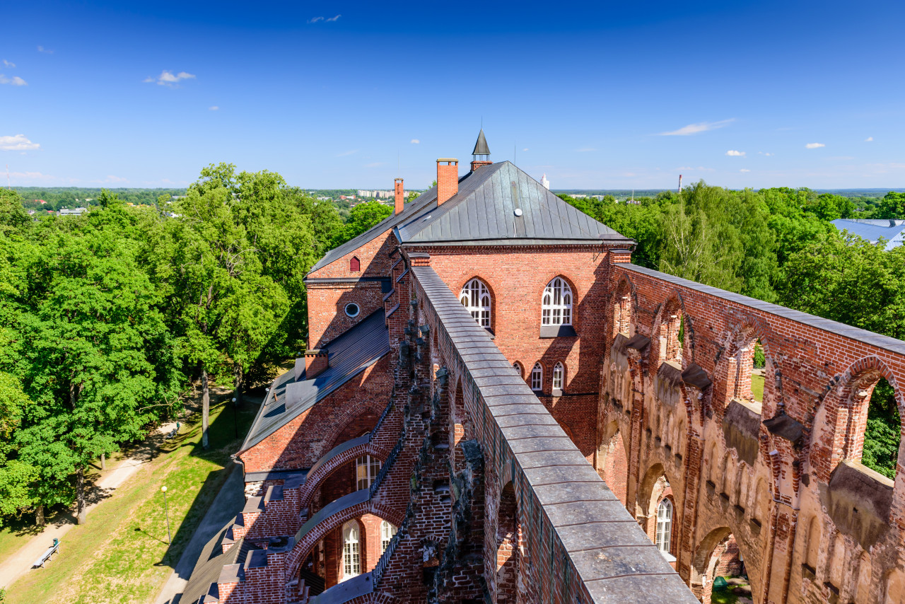 Ancienne cathédrale sur la colline de Toome.