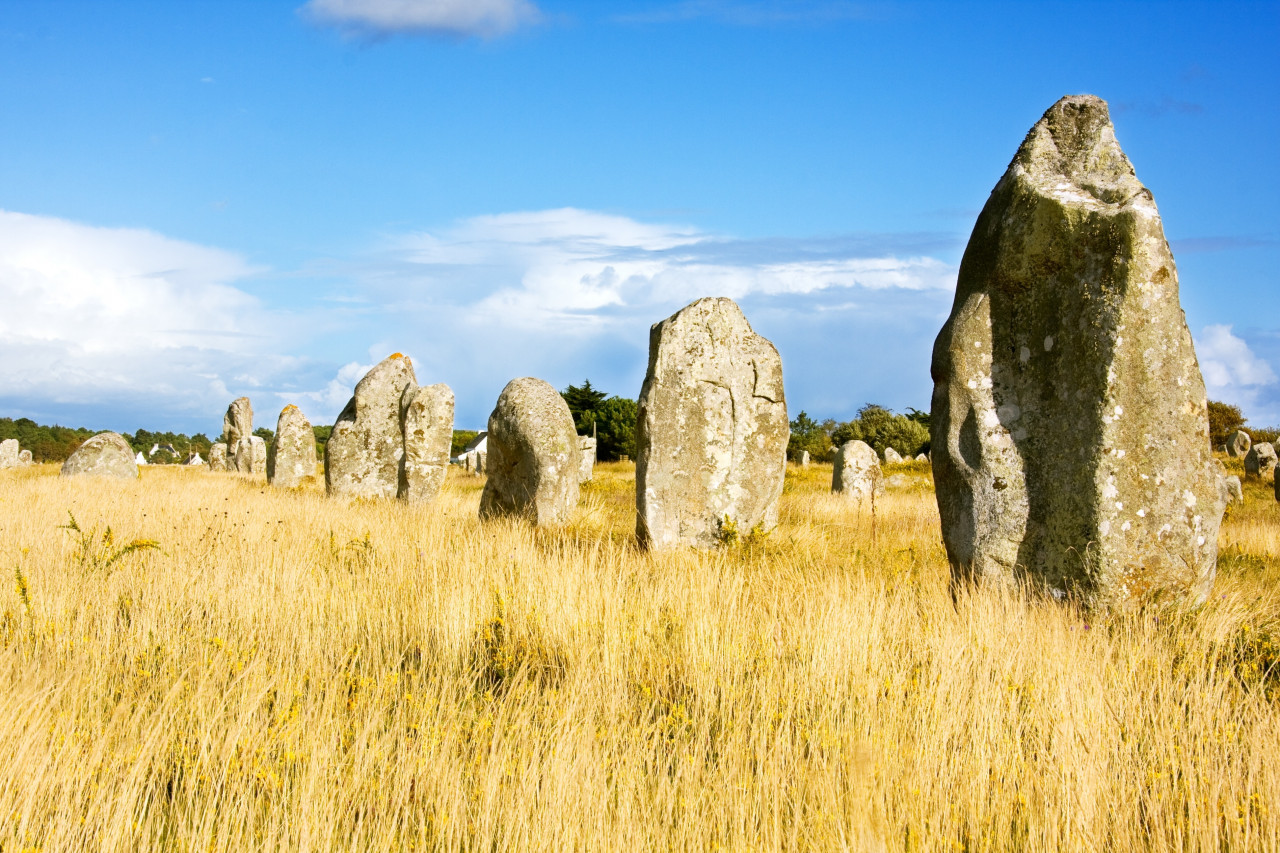 Les alignements de Carnac.