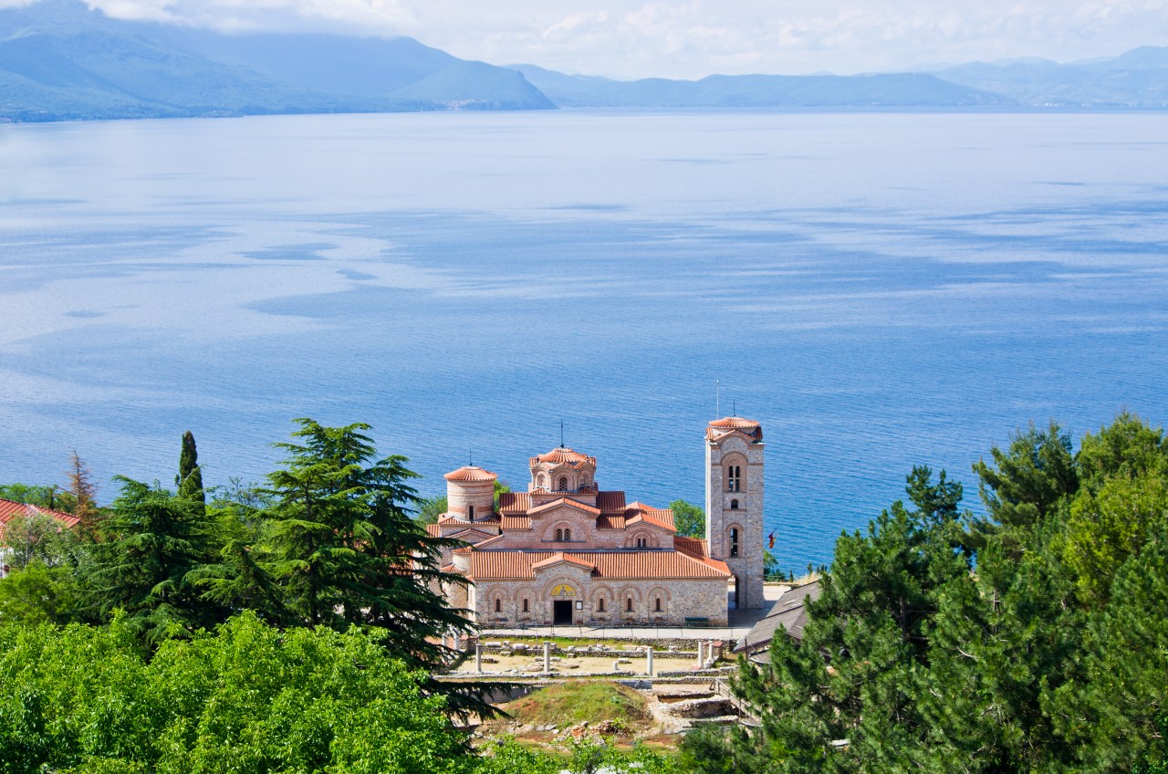 Monastère Saint-Pantelejmon d'Ohrid.