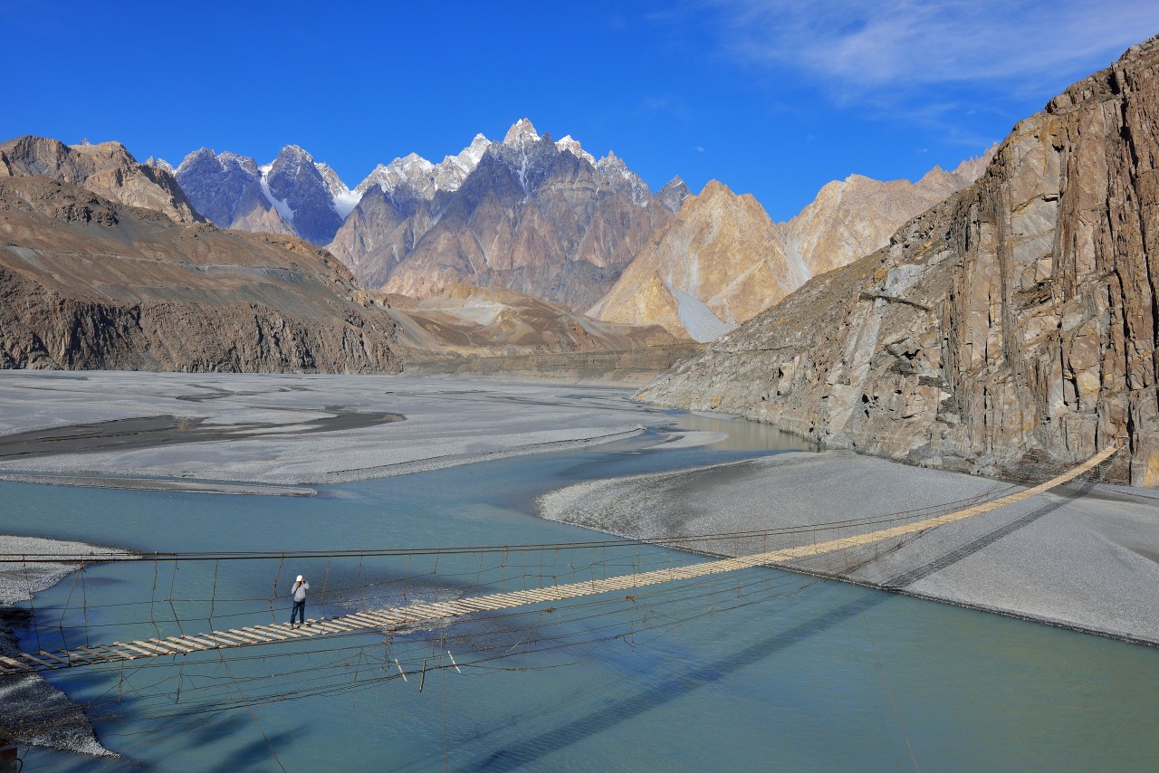 Paysage près de Passu.