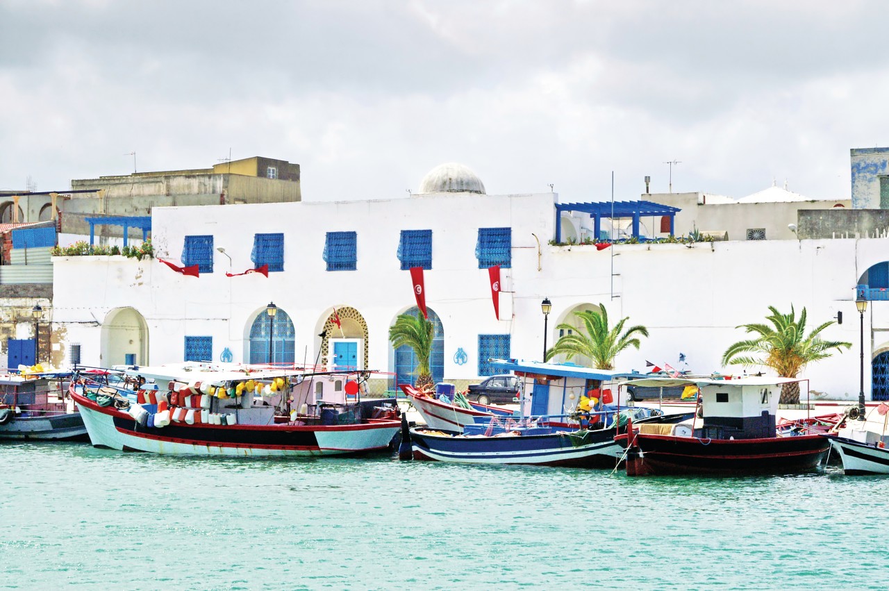 Le vieux port de Bizerte.