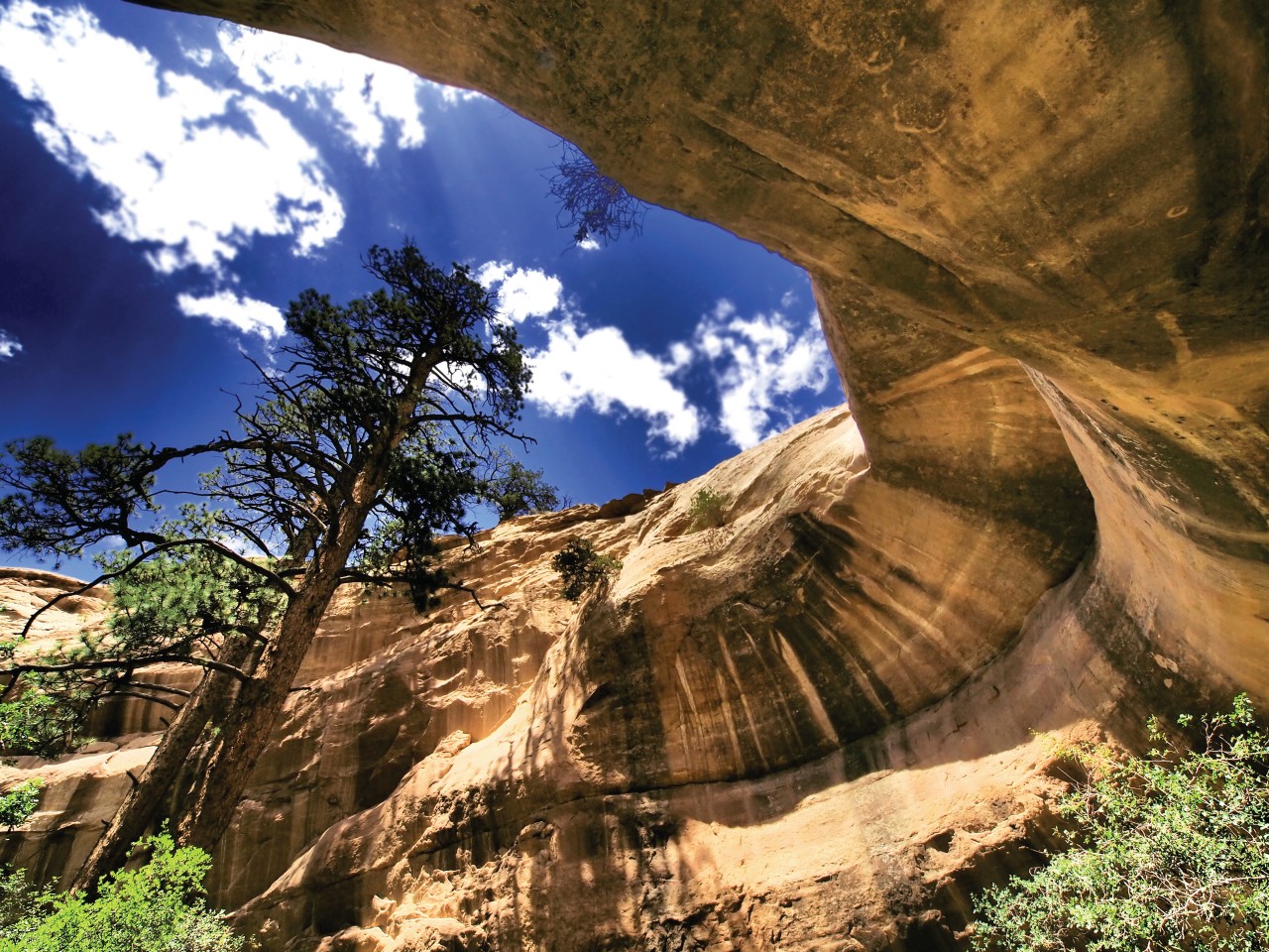 Rock window, dans le Red Rock State Park, près de Gallup.