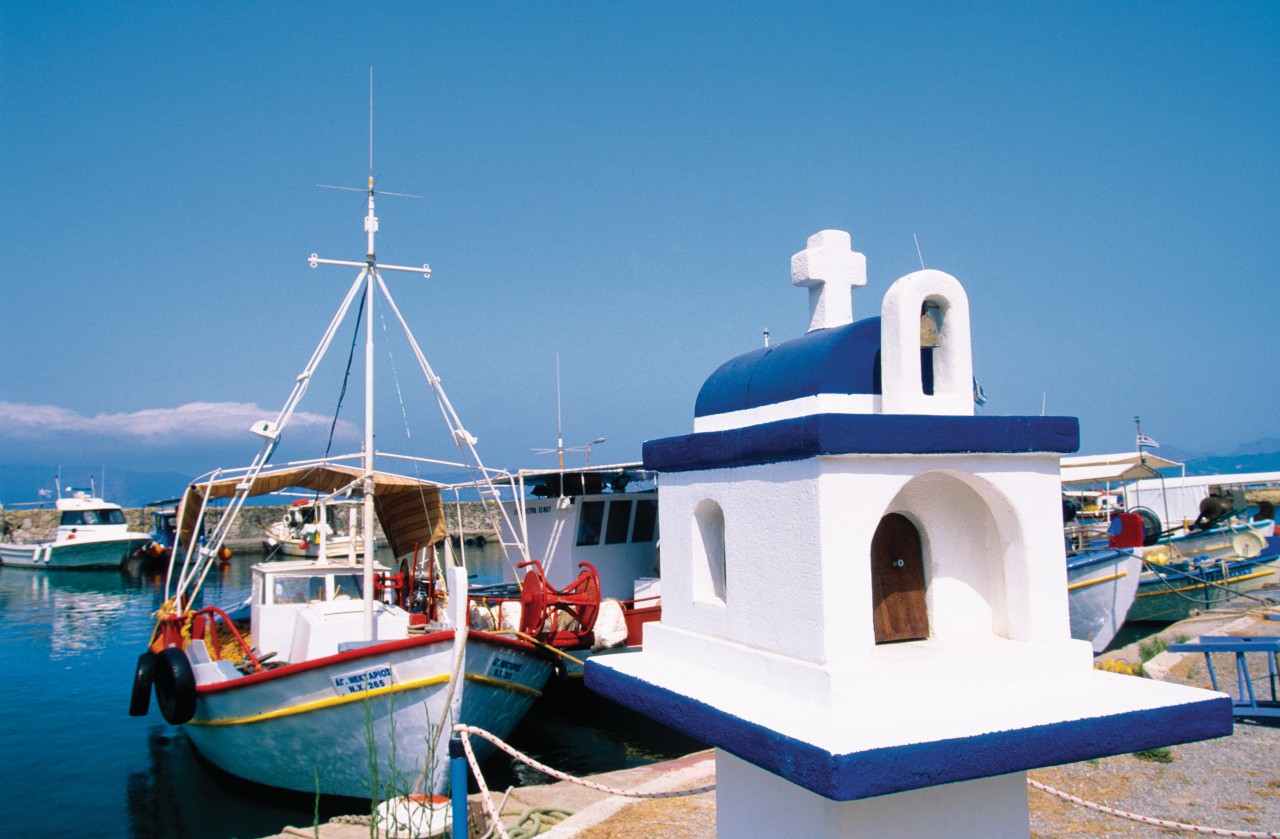 Petit port de pêche aux environs de Kastelli.