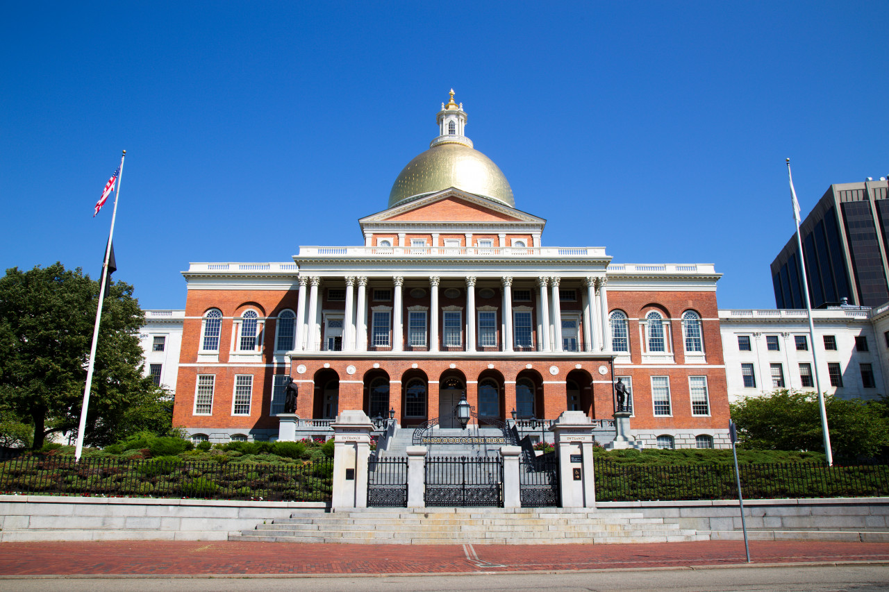 Massachusetts State House.