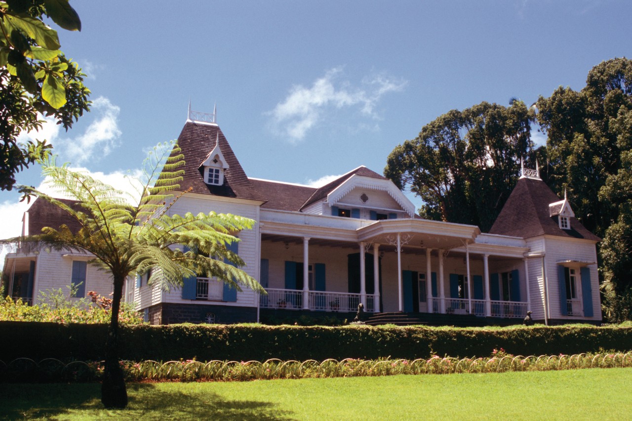 Maison coloniale du Domaine des Aubineaux.