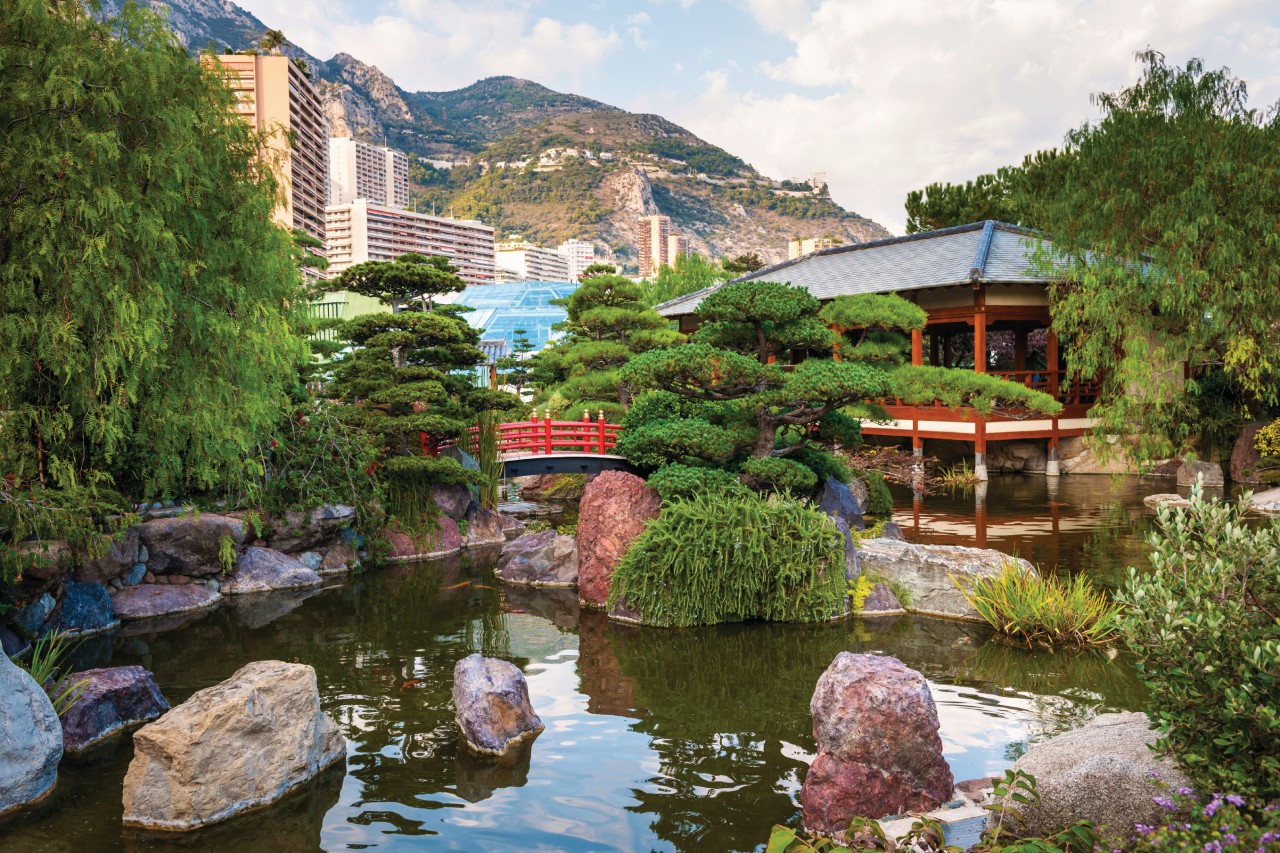 Jardin japonais de Monaco.