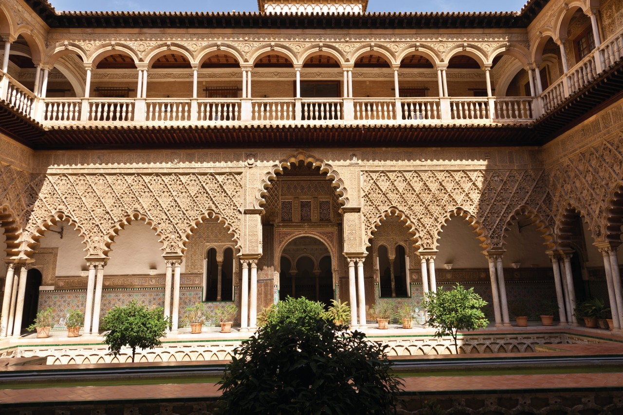 <p>Patio de las Doncellas, Reales Alcázares.</p>