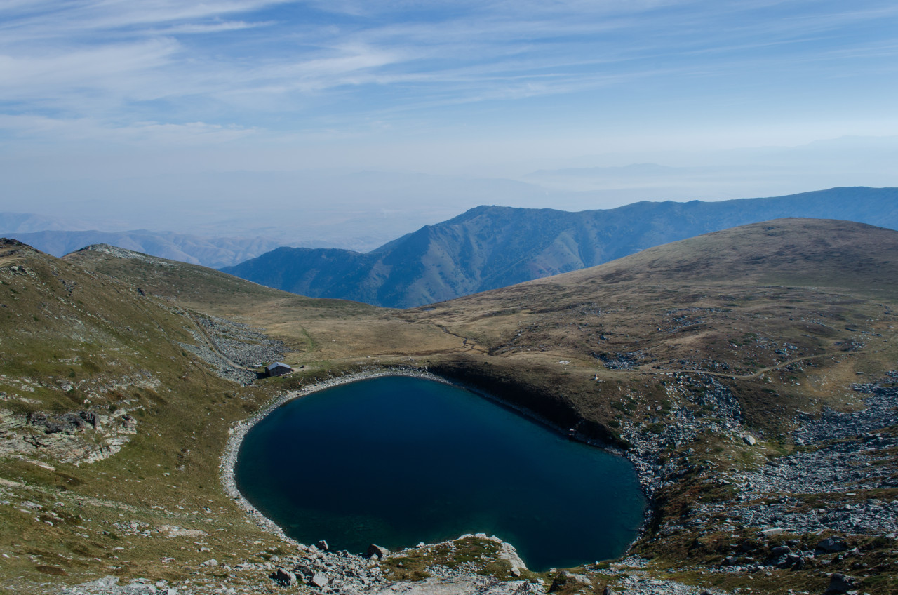 <p>Grand lac du Pelister.</p>