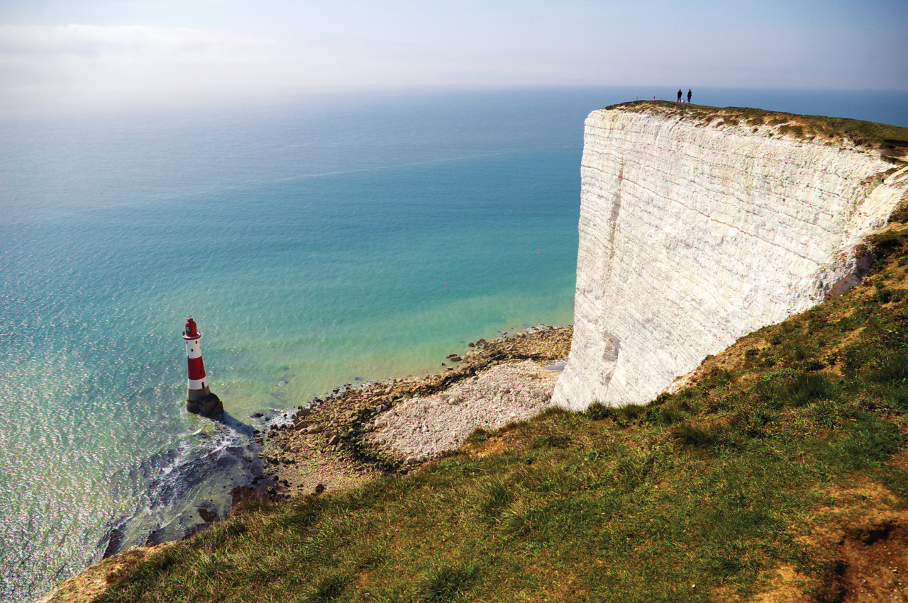 Les falaises de Douvres.