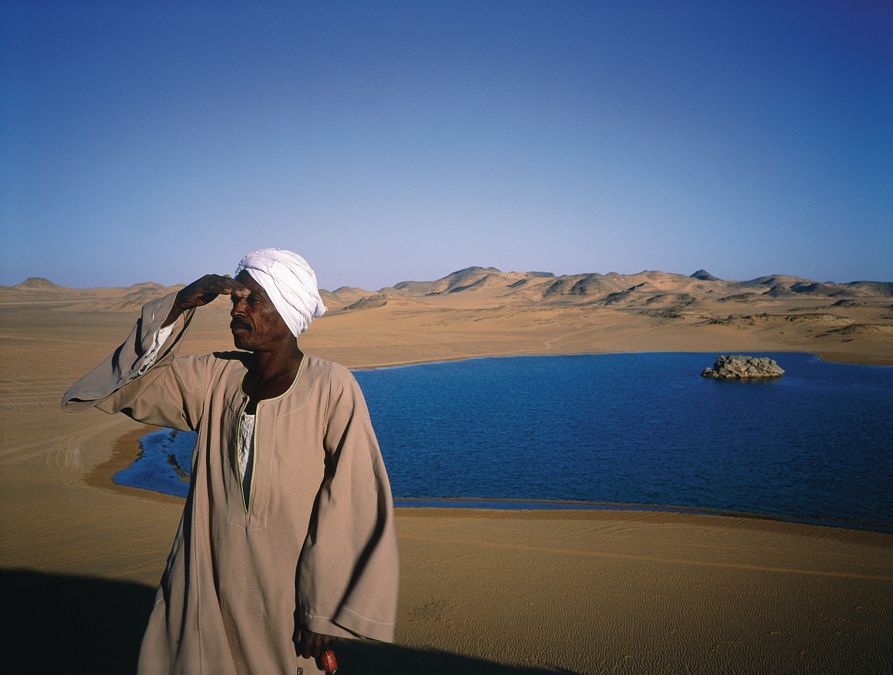 Au bord du lac Nasser.